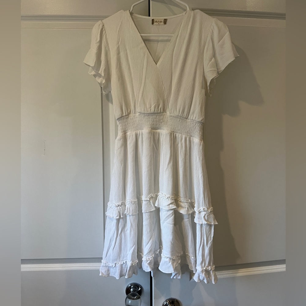 Altar’d State white dress. Worn once!